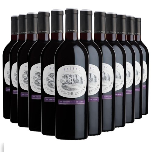Case of 12 La Forge Malbec 75cl Red Wine